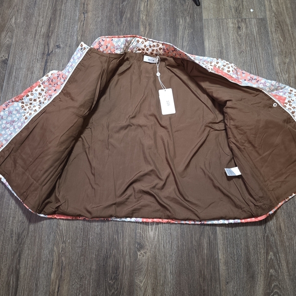 Sadie & Sage Patchwork Quilted Floral Jacket XS Cottagecore Boho Retro - Picture 6 of 11